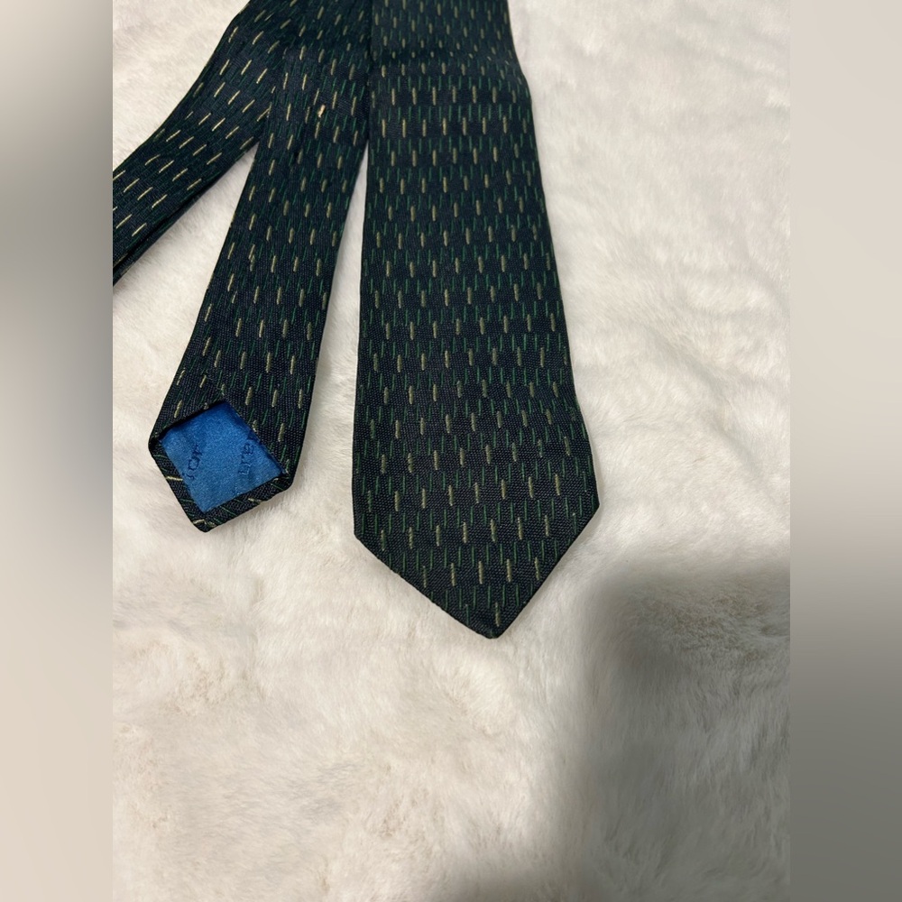 Authentic Dior Men’s Tie Slim 100% Silk Made in France Pre-owned